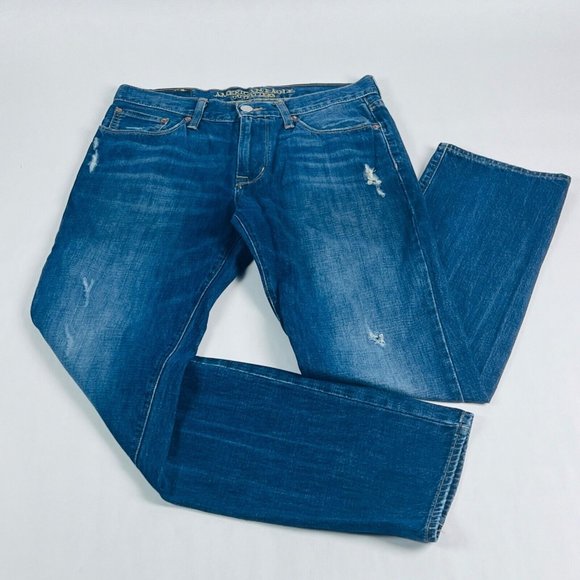 American Eagle Outfitters Denim - American Eagle Original Straight Mens Jeans Size 30 x 32 (31 x 30) Heavy Denim